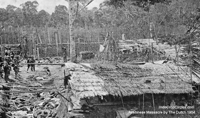 Acehnese massacre by The Dutch in the remote village of Aceh in 1904.