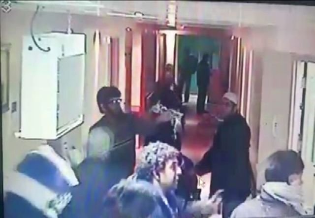 CCTV footage shows an elite Israeli undercover unit kidnapping a Palestinian in a Hebron hospital early on Thursday (Youtube).