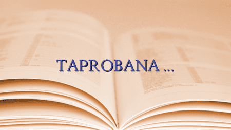 TAPROBANA …